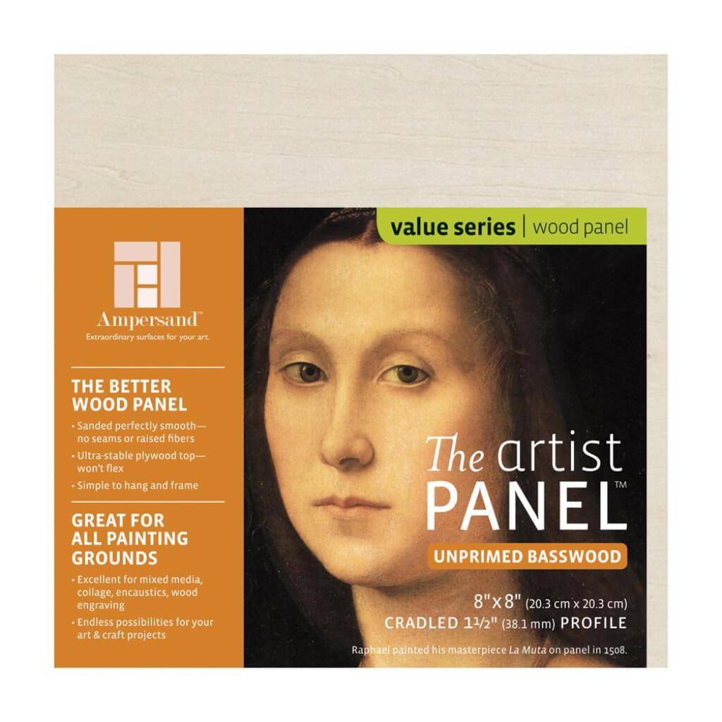 Artist Panels Unprimed Basswood