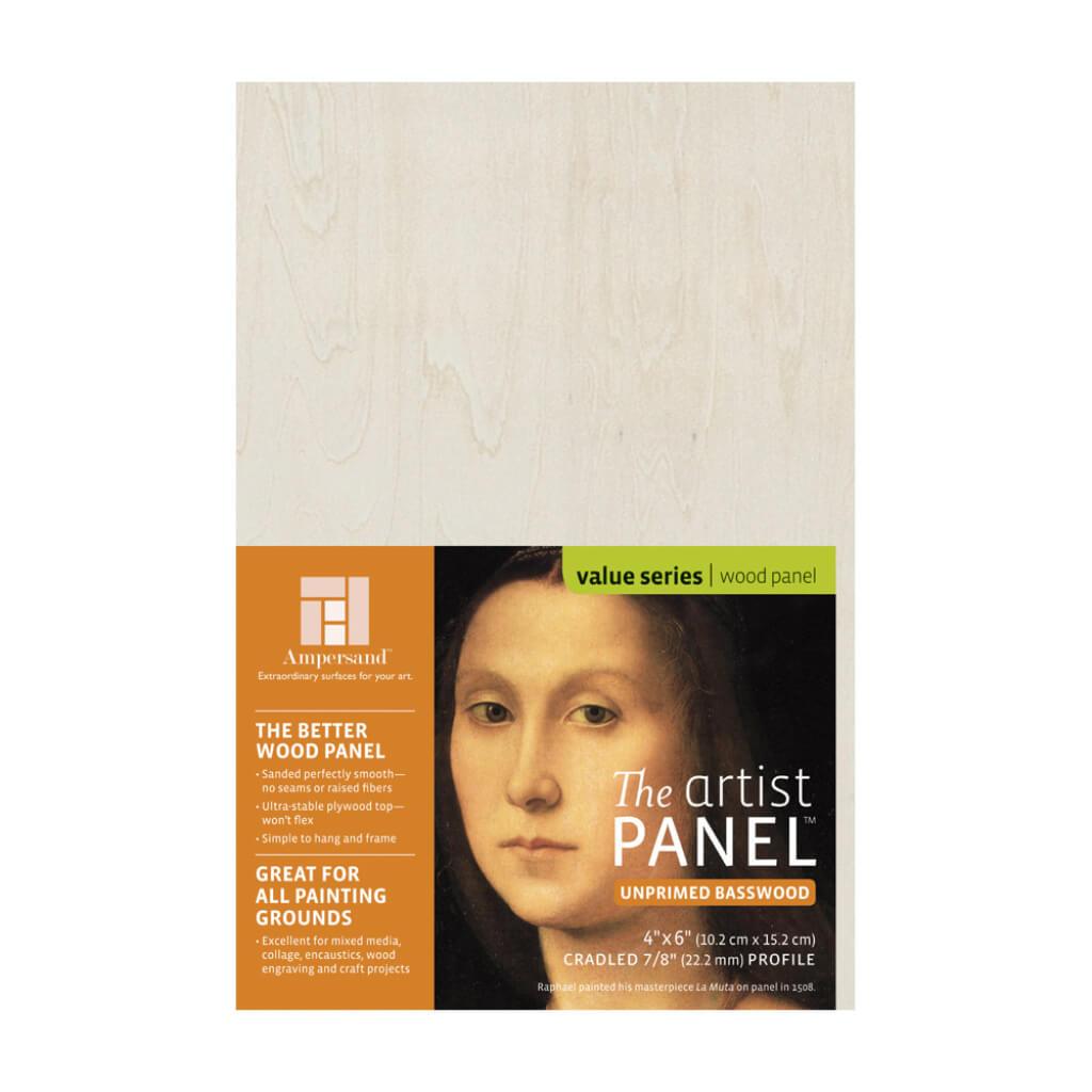 Artist Panels Unprimed Basswood