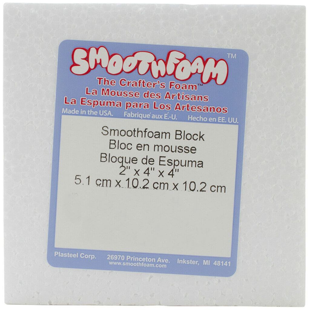 SmoothFoam Block 2in x 4in x 4in