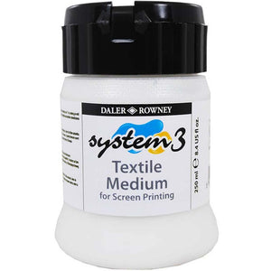 System 3  Textile Medium for Screen Printing