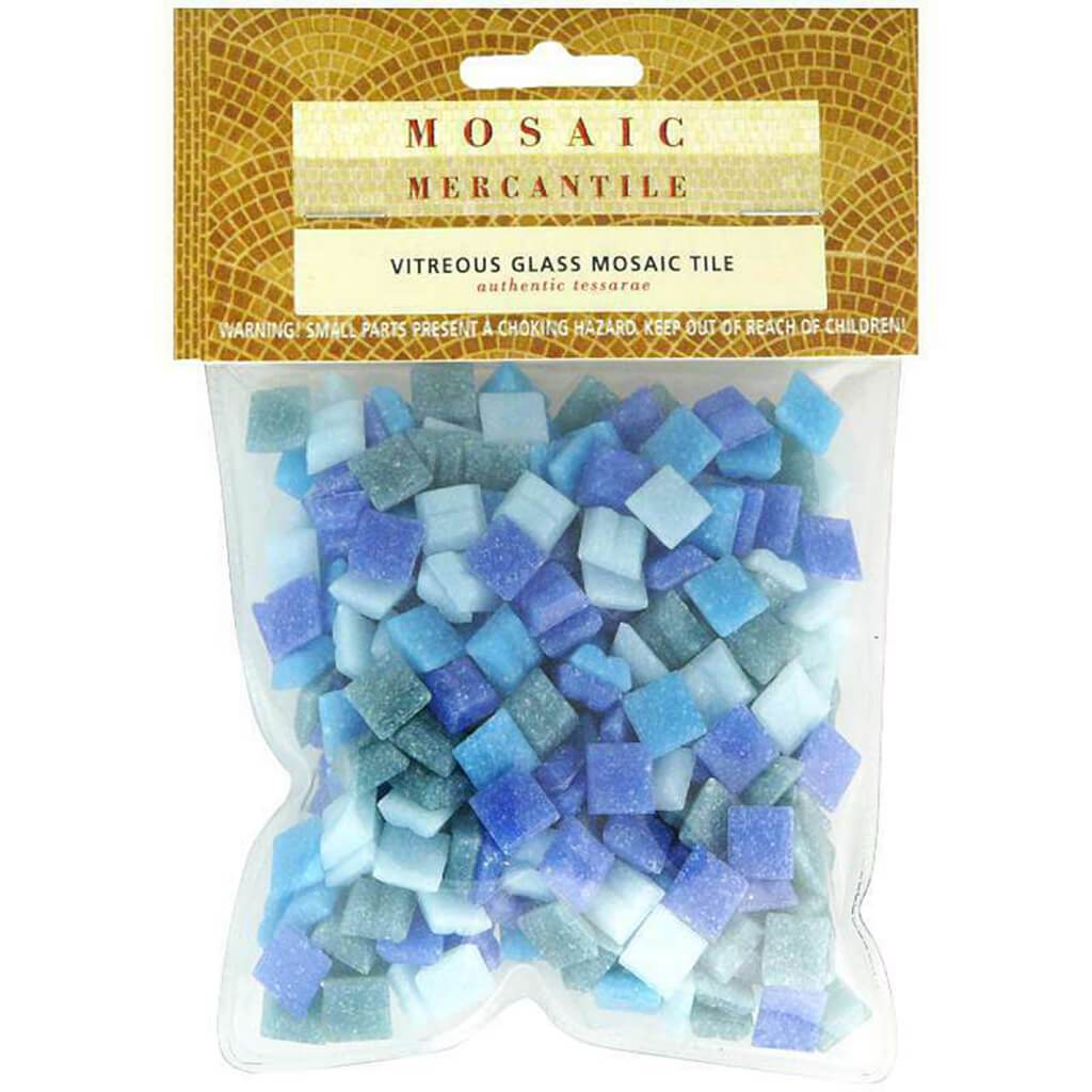 Mini Italian Glass Tile Seascape 1/2lb