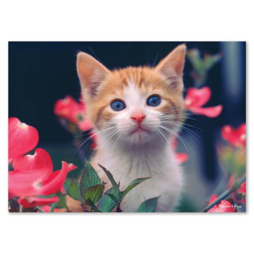 Puzzle Jigsaw Curious Kitten 