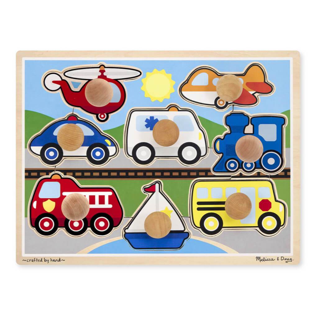 Puzzle Knob Vehicles Jumbo 