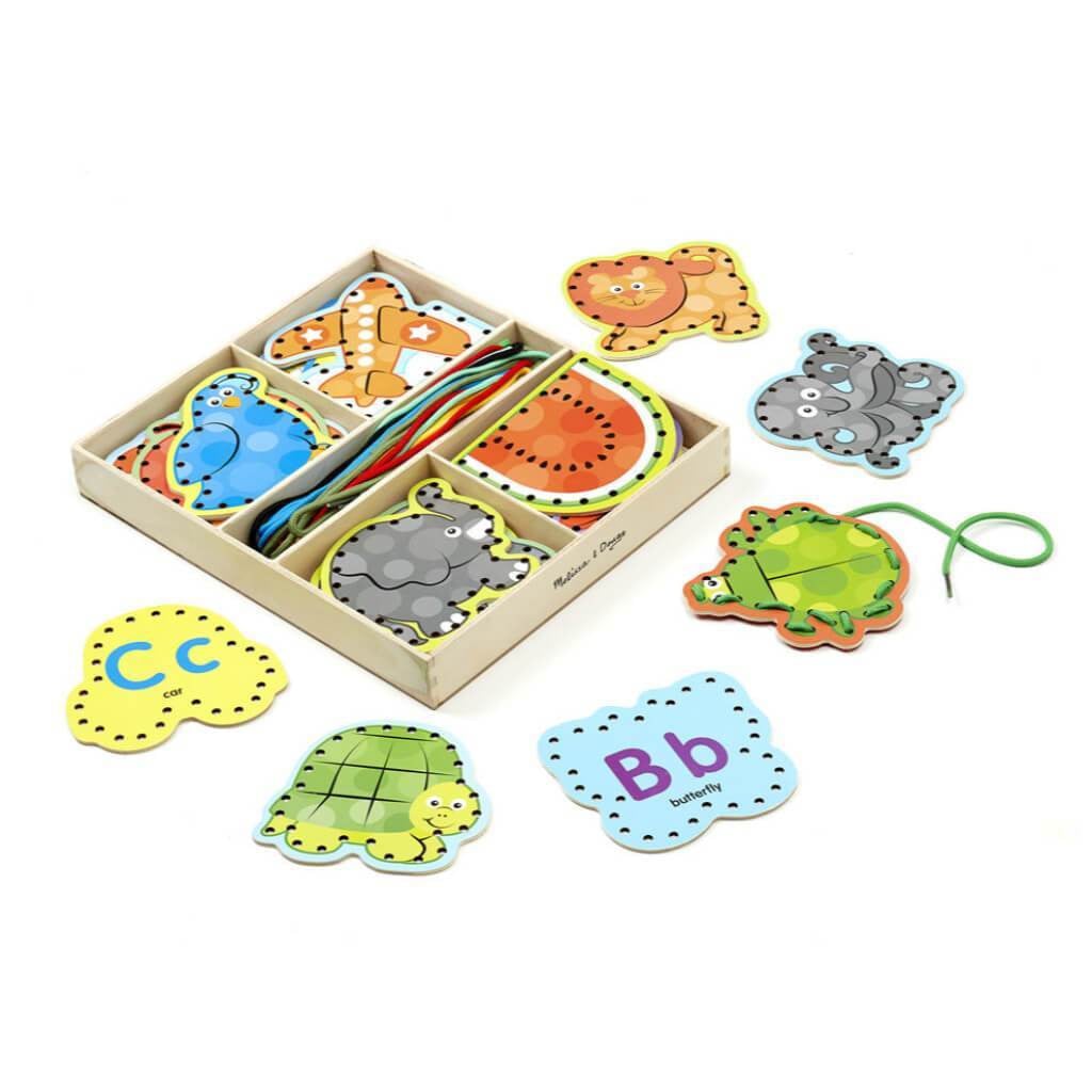 Alphabet Lacing Cards 