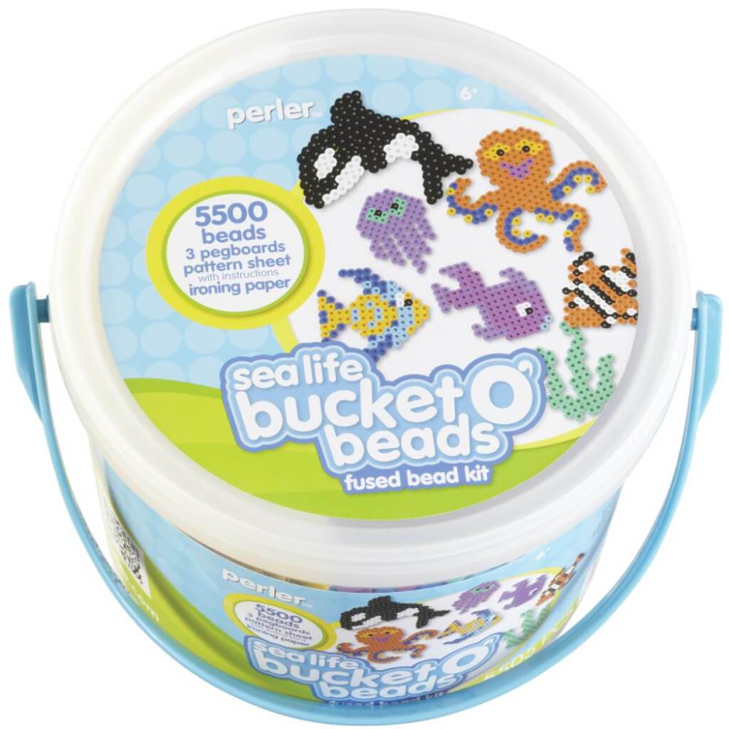 Perler Fused Bead Bucket Kit Sea Life