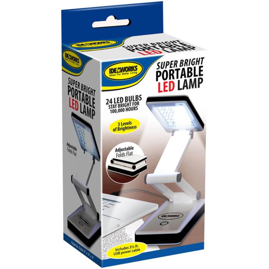 Frank A. Edmunds Super Bright Portable LED Lamp White