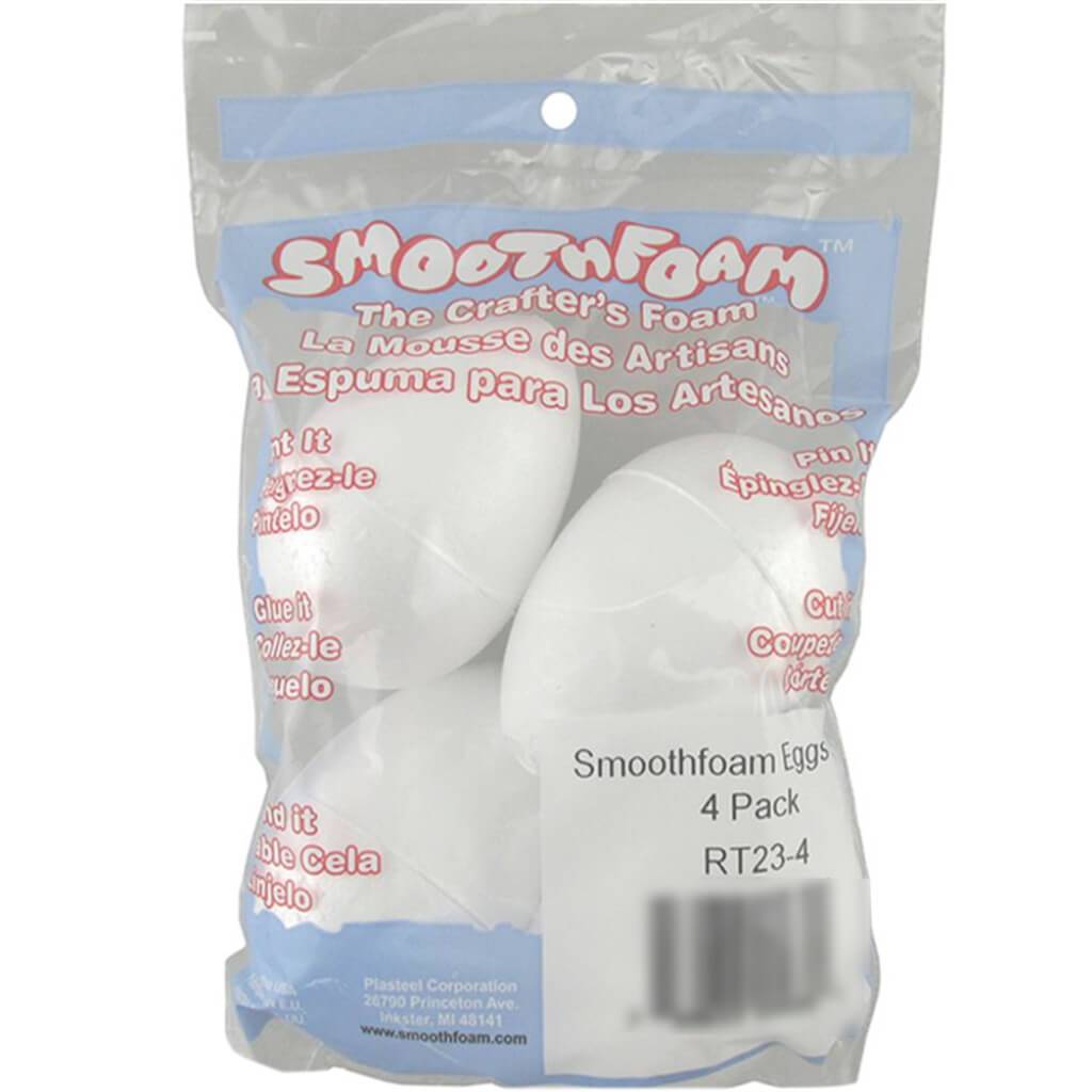 SmoothFoam Eggs 3in 4pc