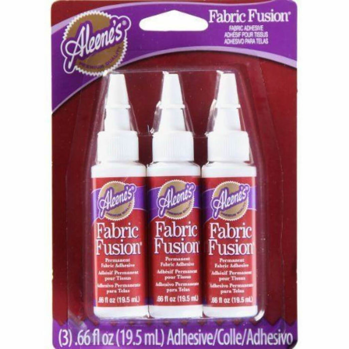 Aleene's Fabric Fusion Permanent Adhesive 0.66oz 3pcs