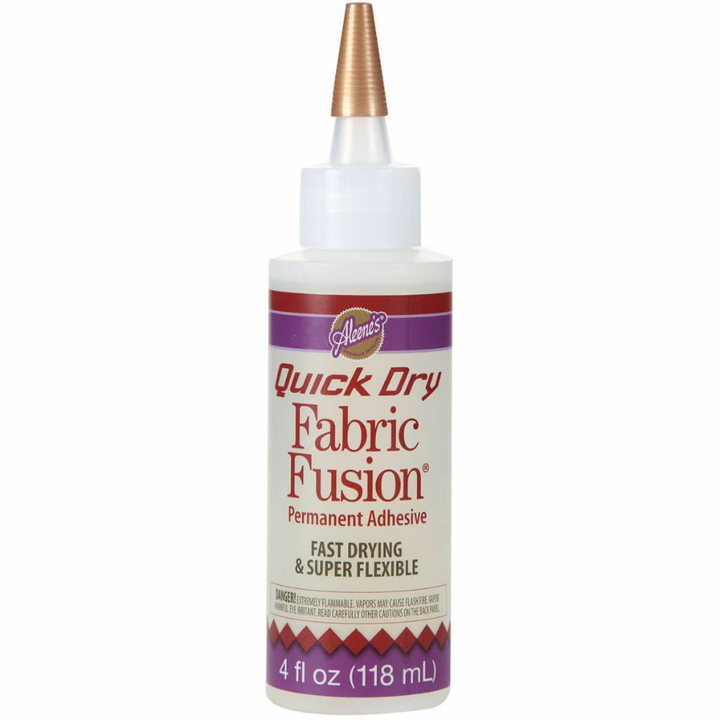 Aleene&#39;s Quick Dry Fabric Fusion Permanent Adhesive 4oz