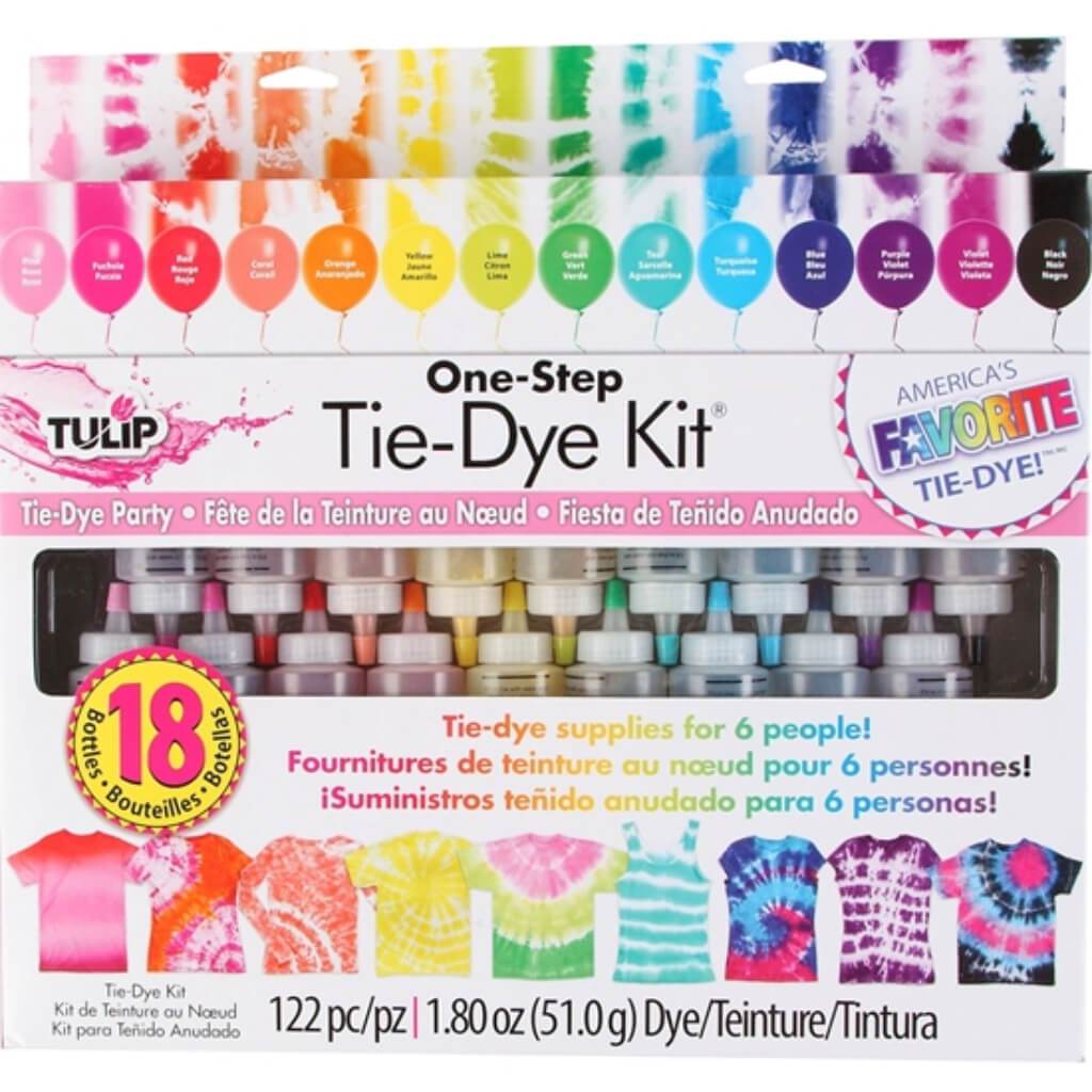 One Step Tie Dye Kit For 6