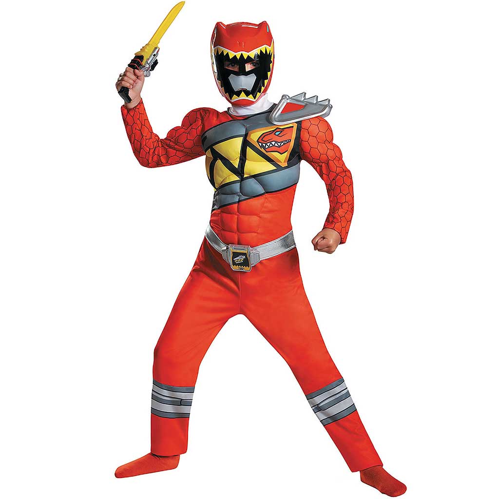 Red Ranger Dino Charge Classic Muscle Costume