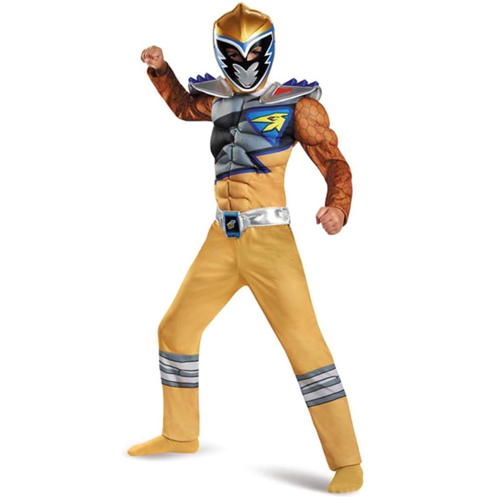 Gold Ranger Dino Charge Classic Muscle Costume