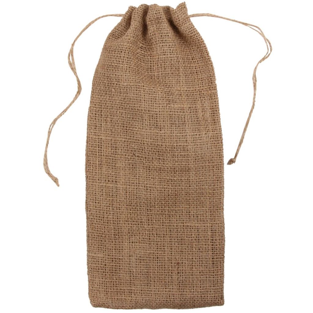 Burlap Pouch  5.5in x 9in Natural