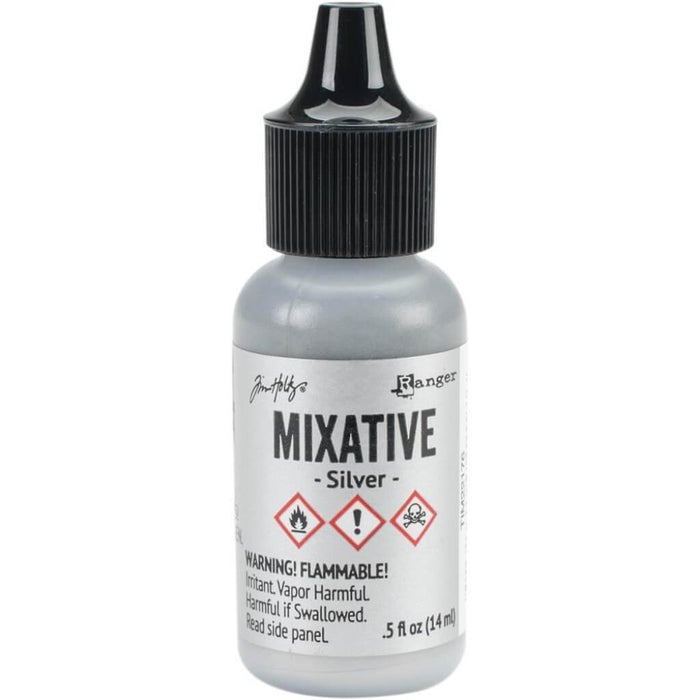 ADIRONDACK ALC. INK MIXATIVES .5OZ SILVER 