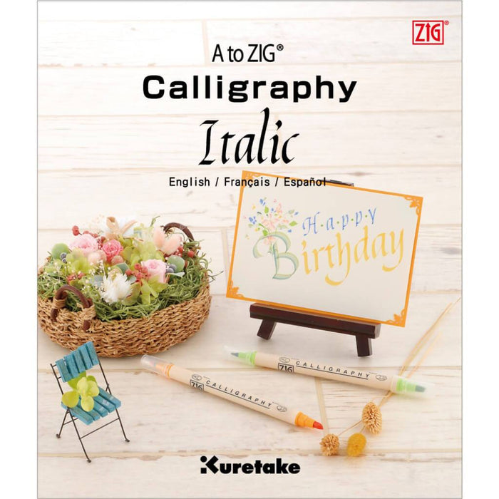 Calligraphy Book Italic A To Zig 