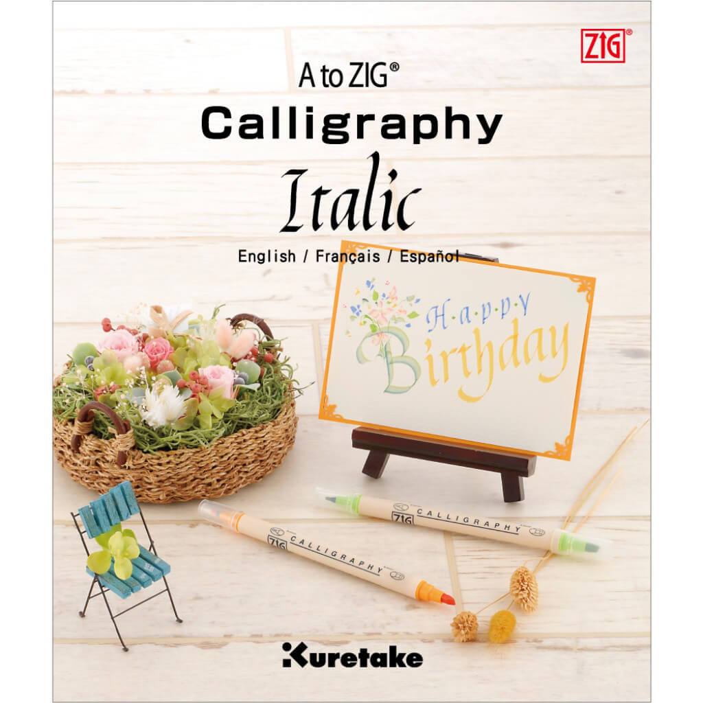 Calligraphy Book Italic A To Zig 