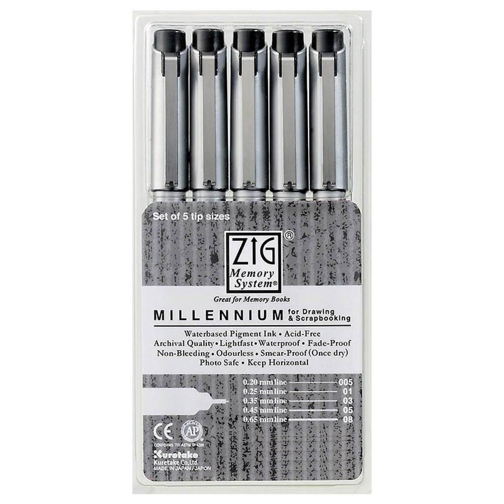 Zig Memory System Millennium Markers Black