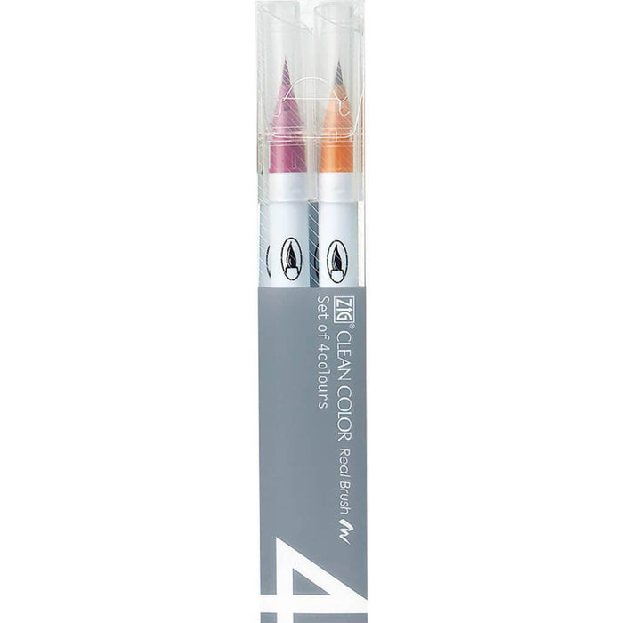 Zig Clean Color Real Brush Deep Set of 4
