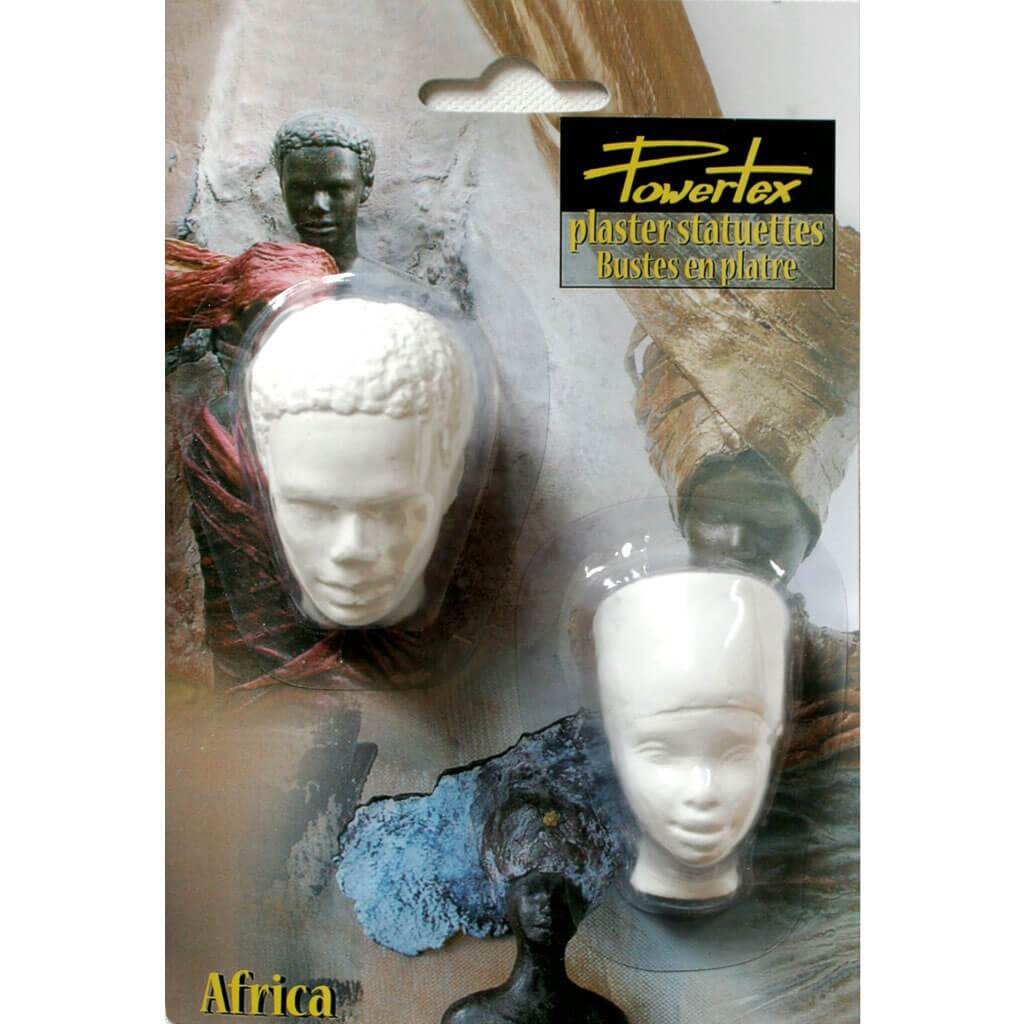 Plaster Duo Afrian Heads
