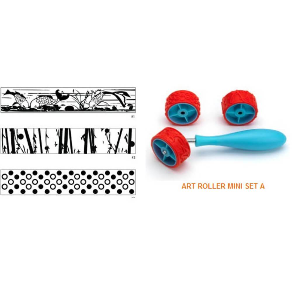 Art Rollers Mini Set A with Handle 