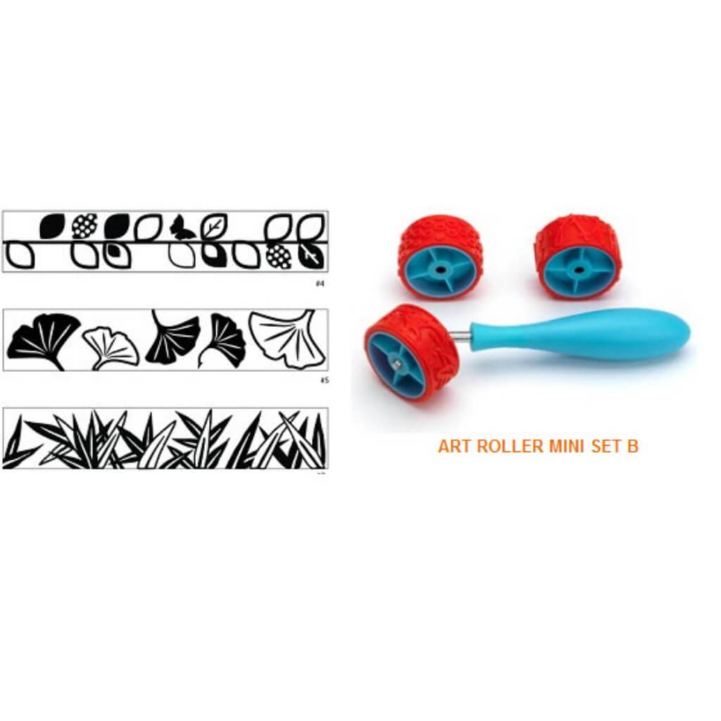 Art Rollers Mini Set B with Handle 