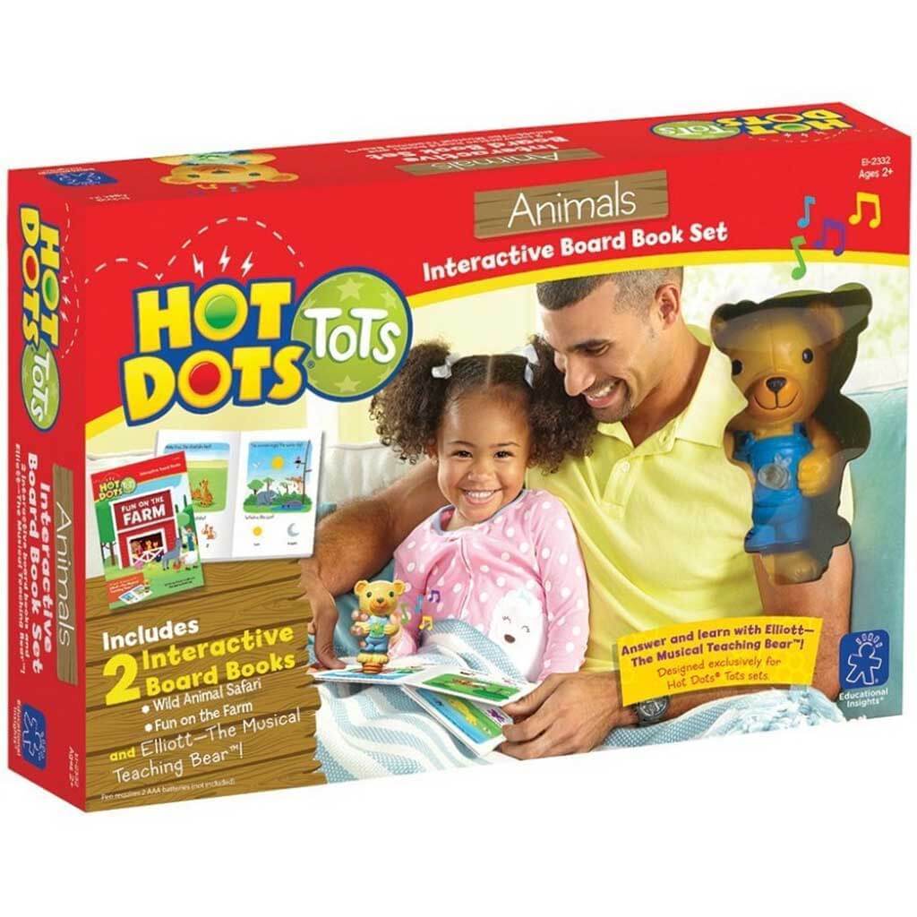 Hot Dots Educational Animals Board Book