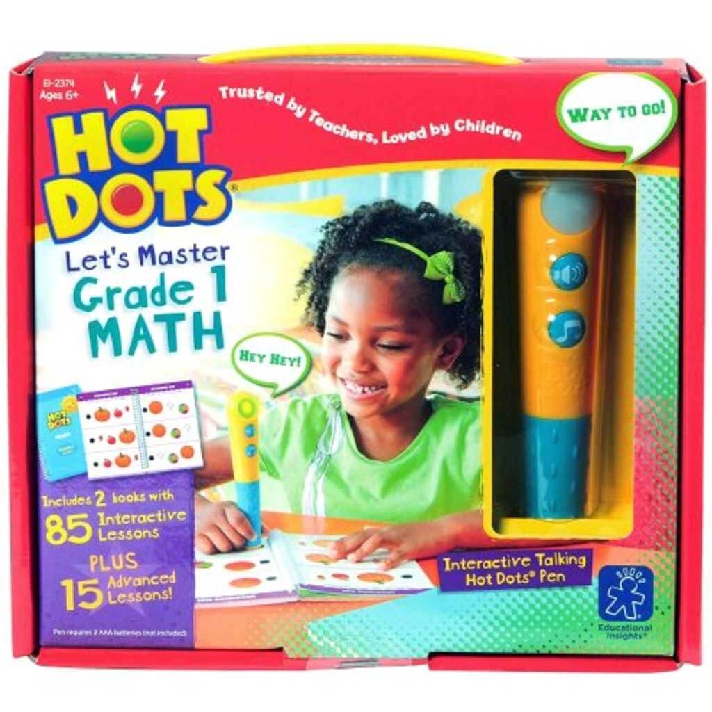 Hot Dots Jr Lets Master Math Grade 1