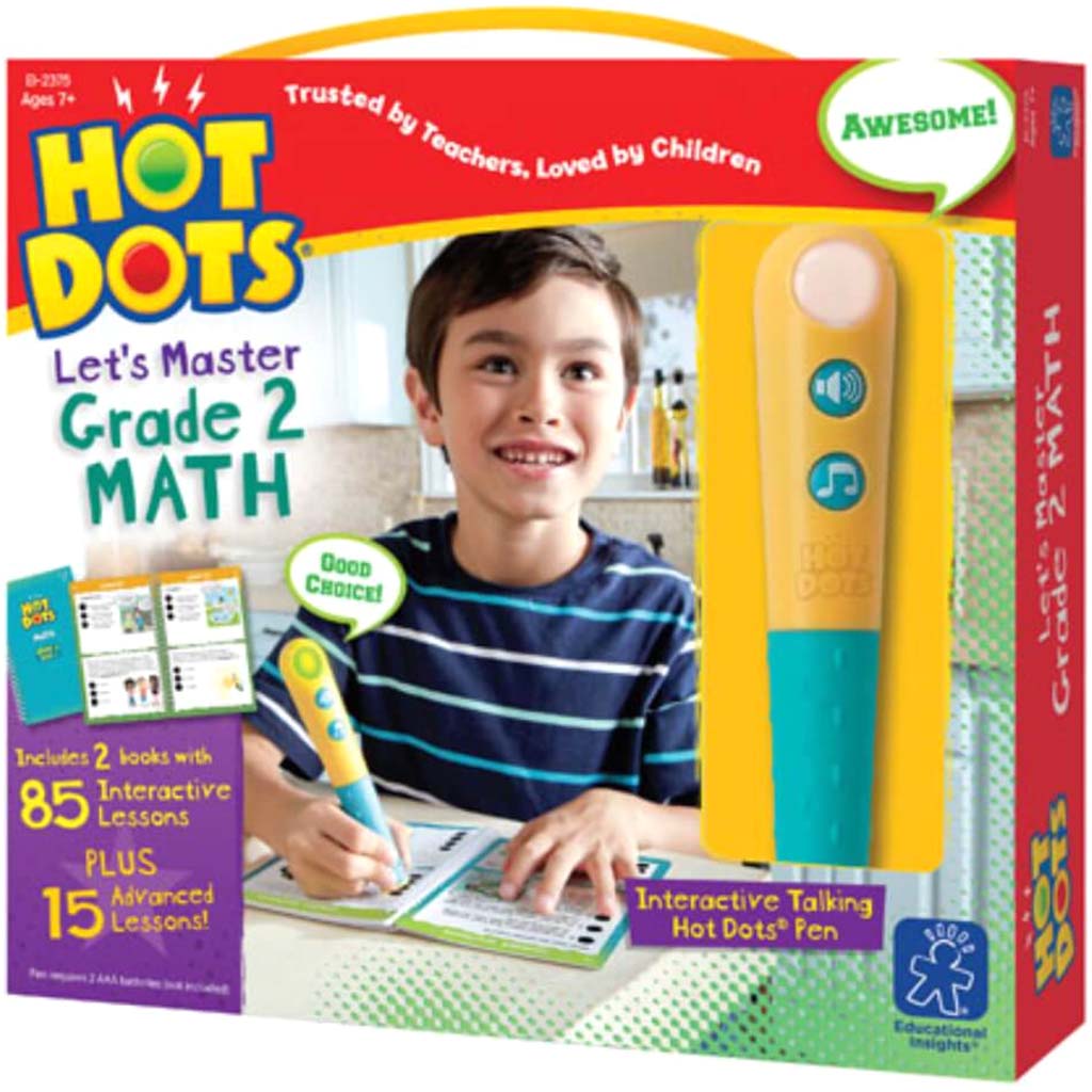 Hot Dots Jr Lets Master Math Grade 2