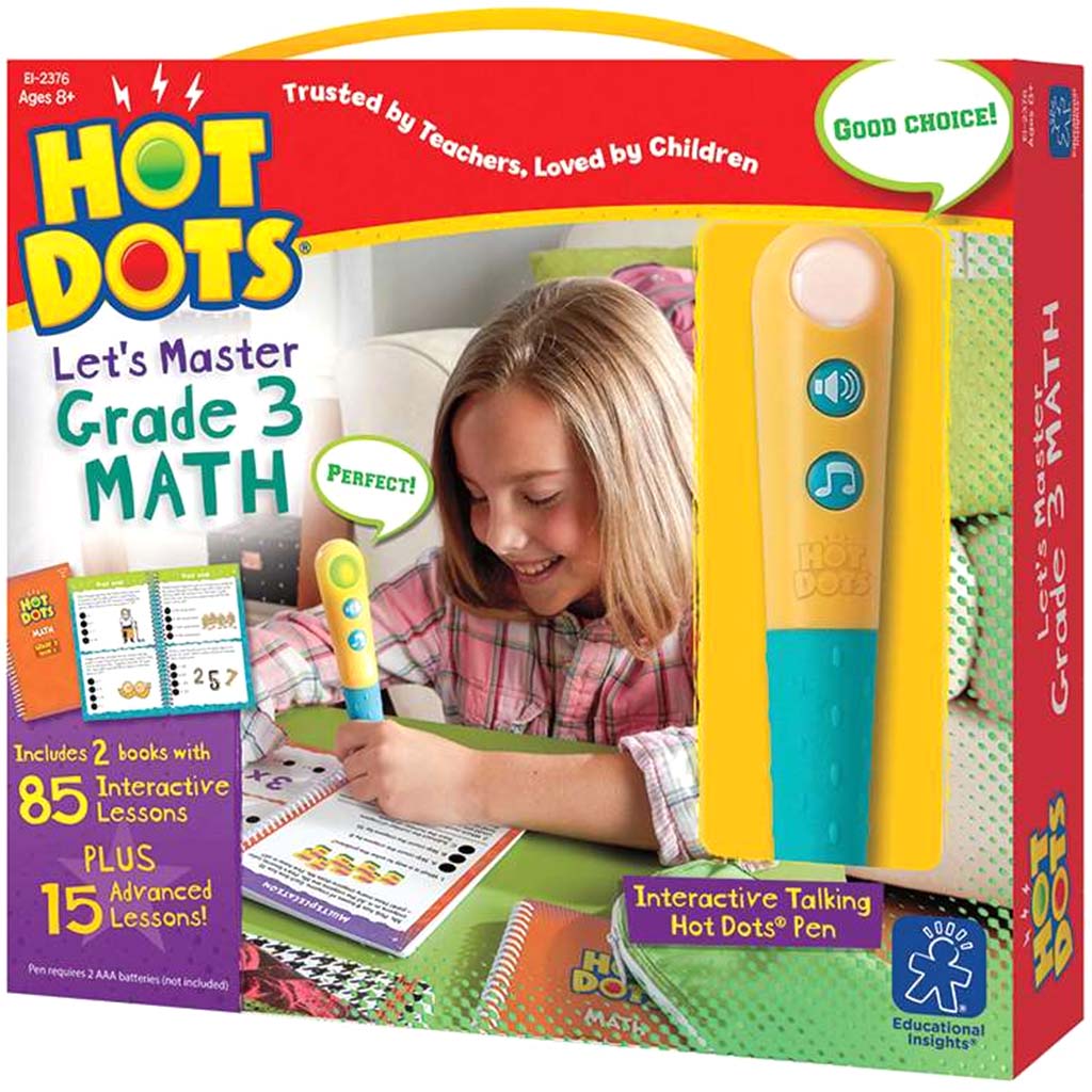 Hot Dots Jr Lets Master Math Grade 3