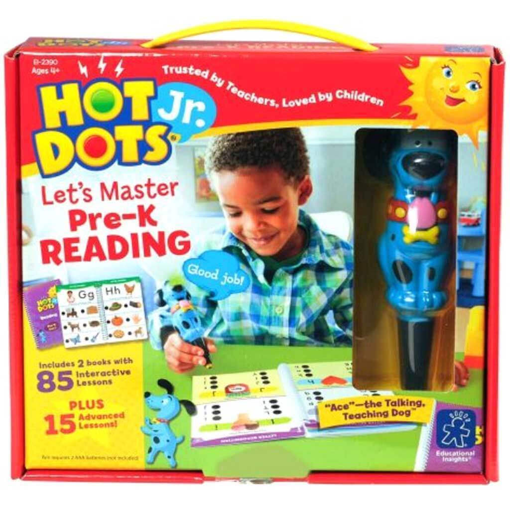 Hot Dots Jr. Let's Master Pre-K Reading Set with Ace Pen