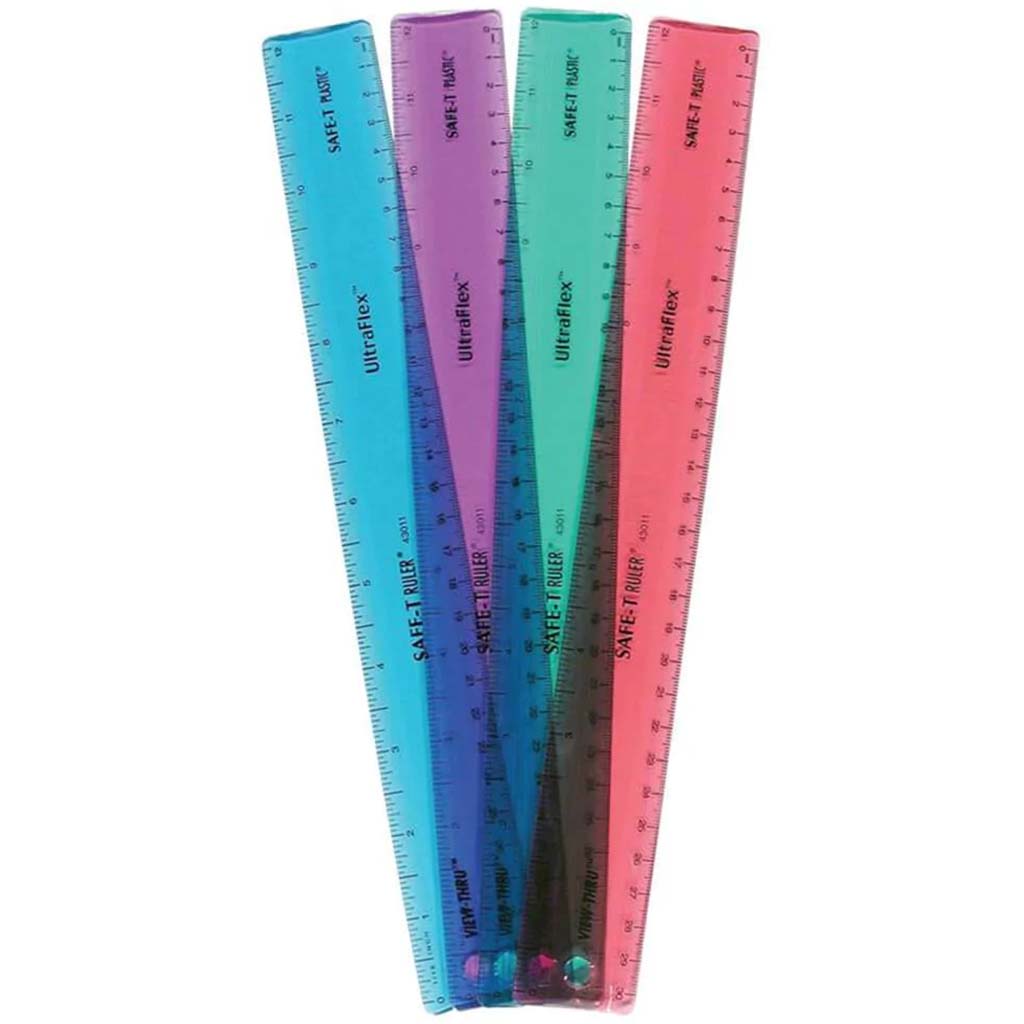 SAFE-T Plastic Ruler 