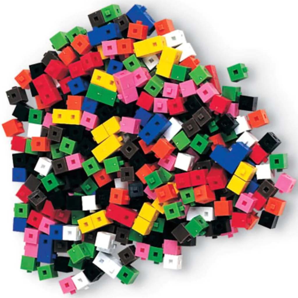 Interlocking Gram Unit Cubes Set of 1,000 