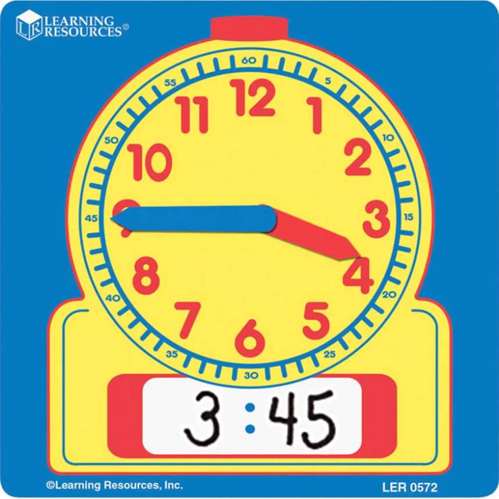 Write &amp; Wipe Student Clocks 