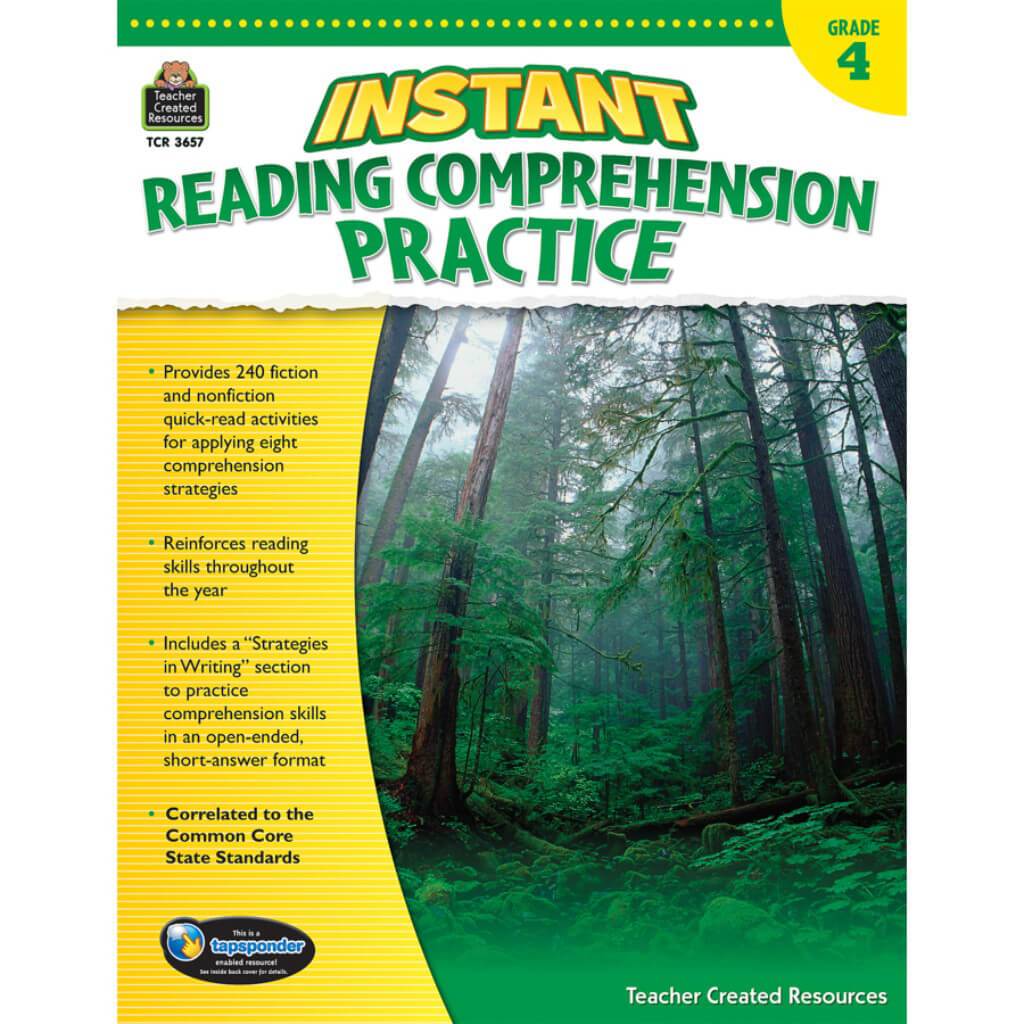 Instant Reading Comprehension Practice Grade 4 