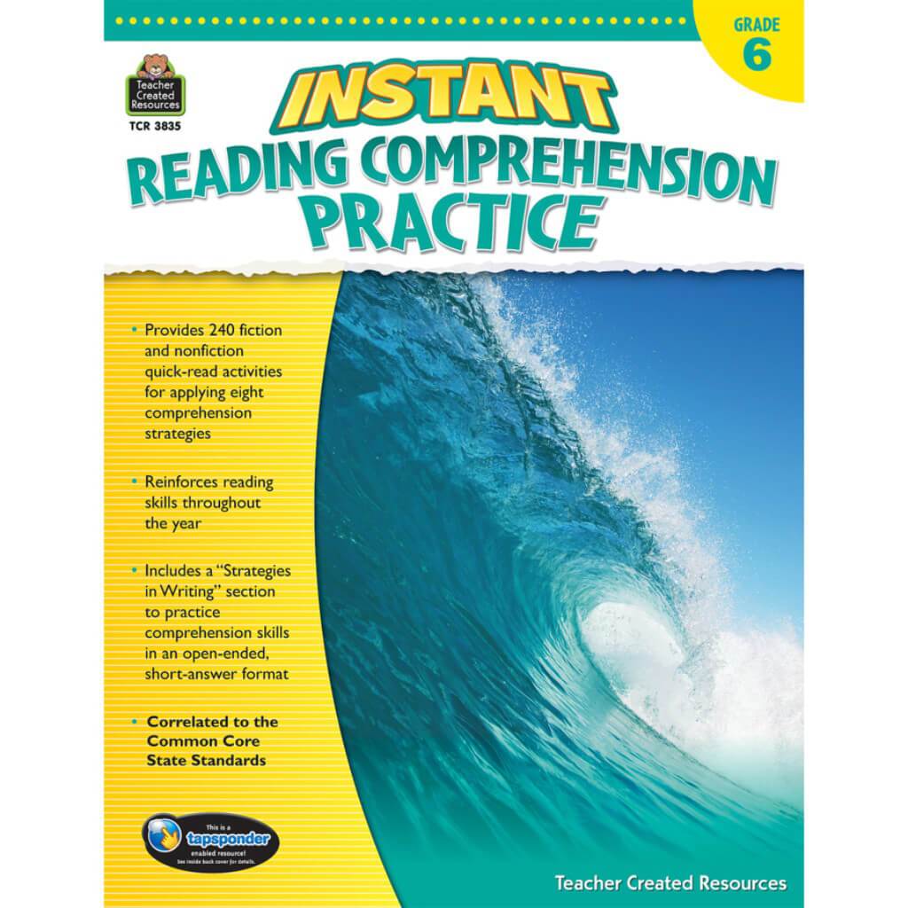 Instant Reading Comprehension Practice Grade 6 