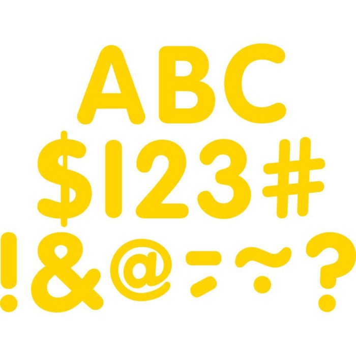 Classic Letters Uppercase Pack Yellow Gold 2In 