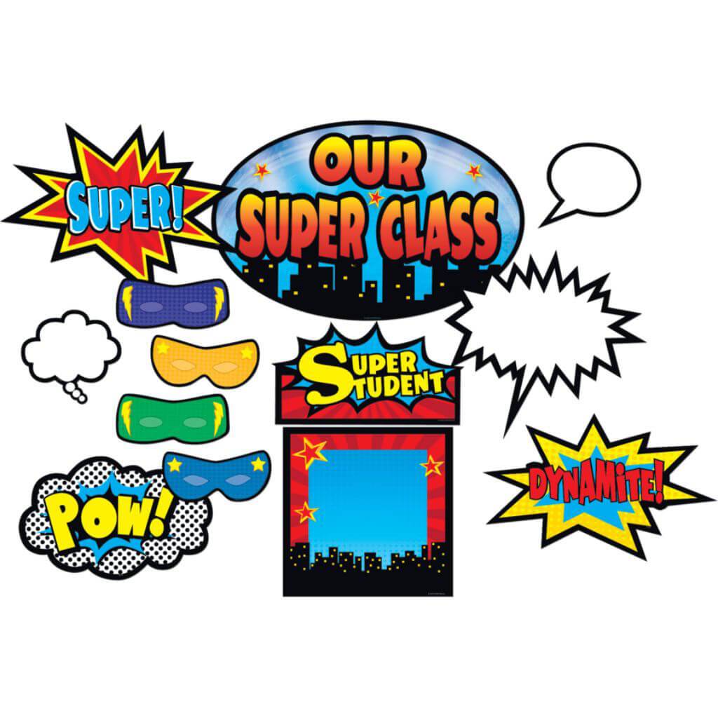Superhero Bulletin Board Display Set