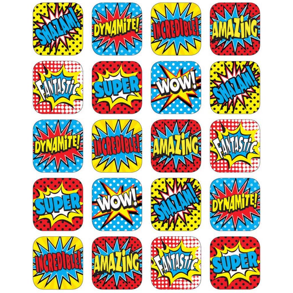 Superhero Stickers 