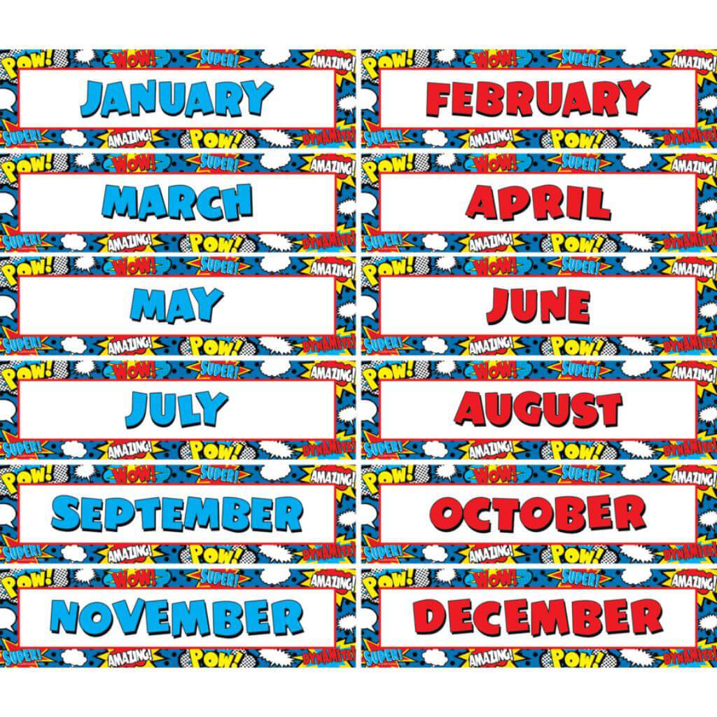 Superhero Monthly Headliners