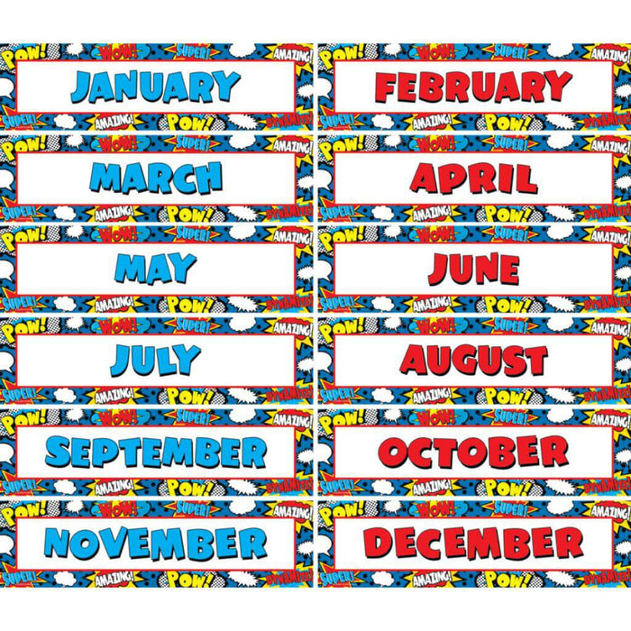 Superhero Monthly Headliners