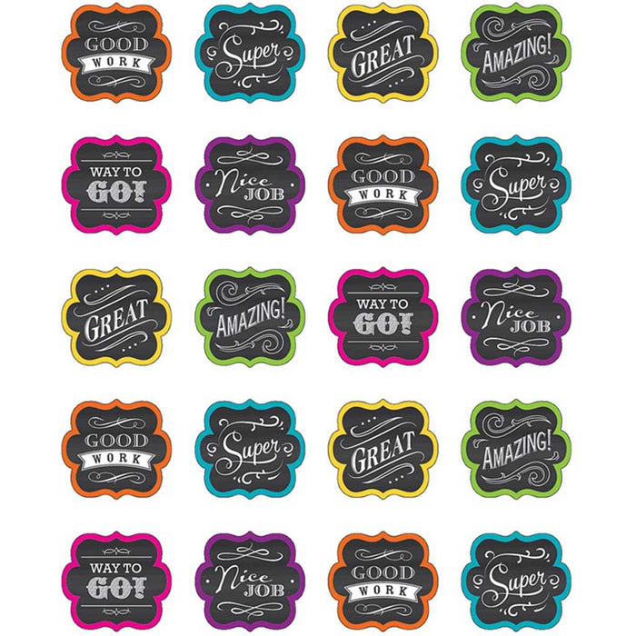 Chalkboard Brights Stickers
