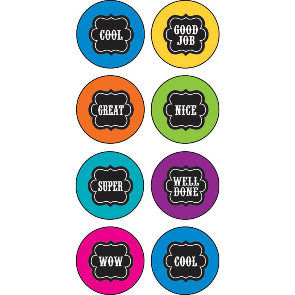 Chalkboard Brights Mini Stickers 