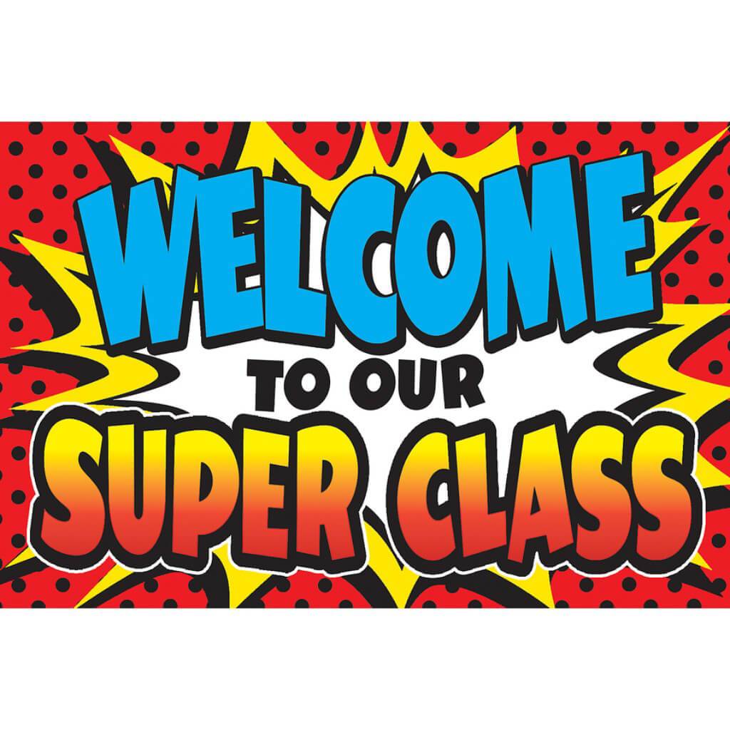 Superhero Welcome Postcards