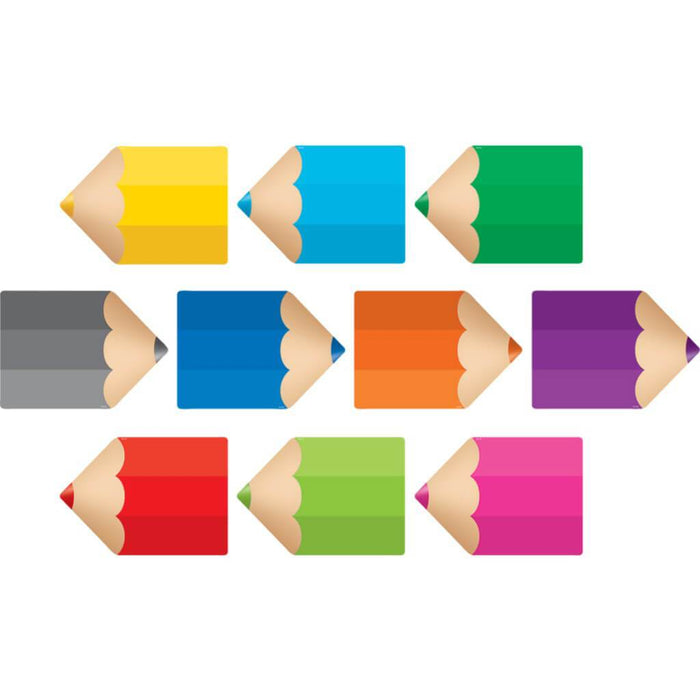 Colored Pencils Pennant Accents 