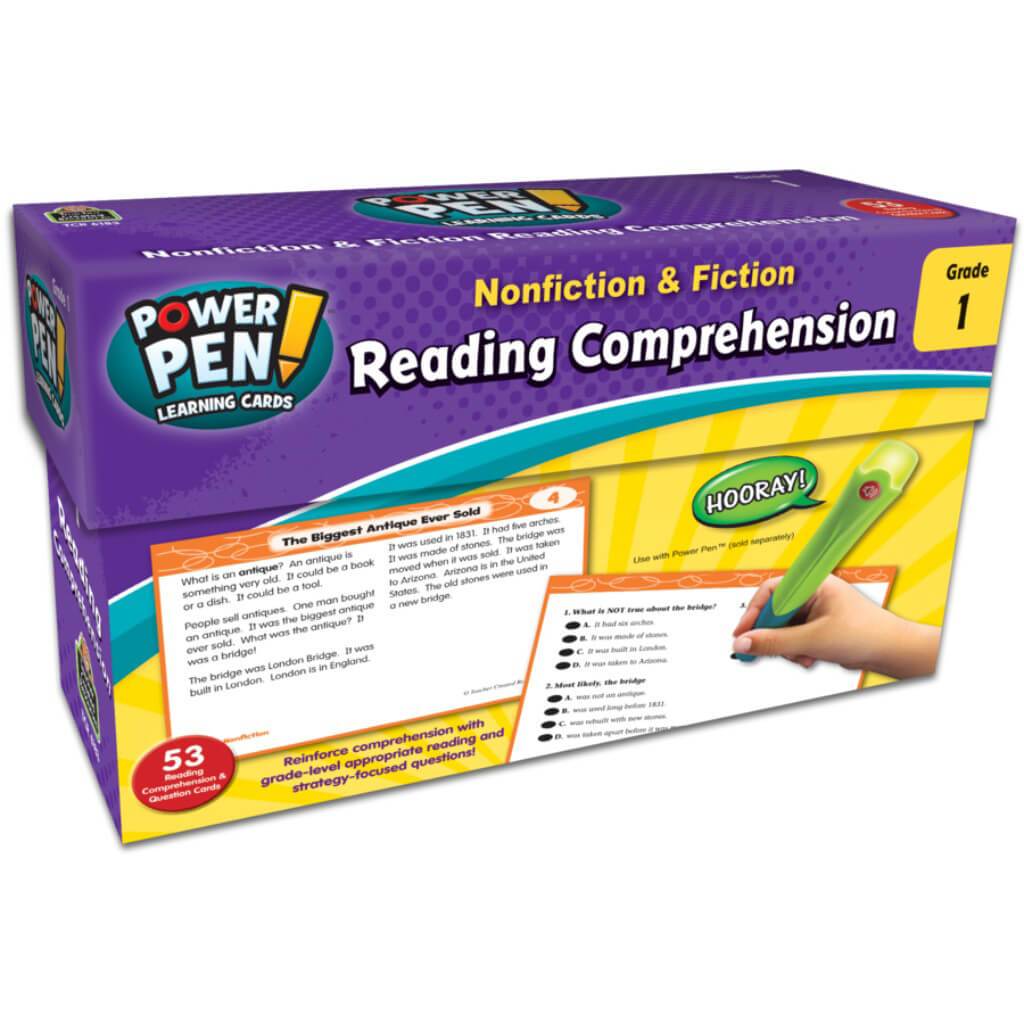 Power Pen Learning Cards Reading Comprehension Grade 1 