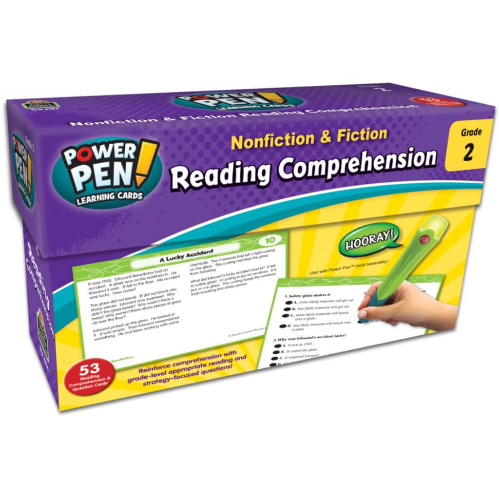 Power Pen Learning Cards Reading Comprehension Grade 2 