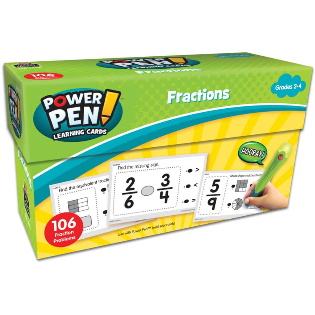 Power Pen Learning Cards Fractions 