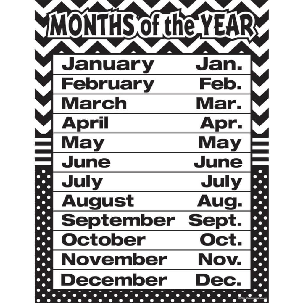 Black &amp; White Chevron And Dots Black &amp; White