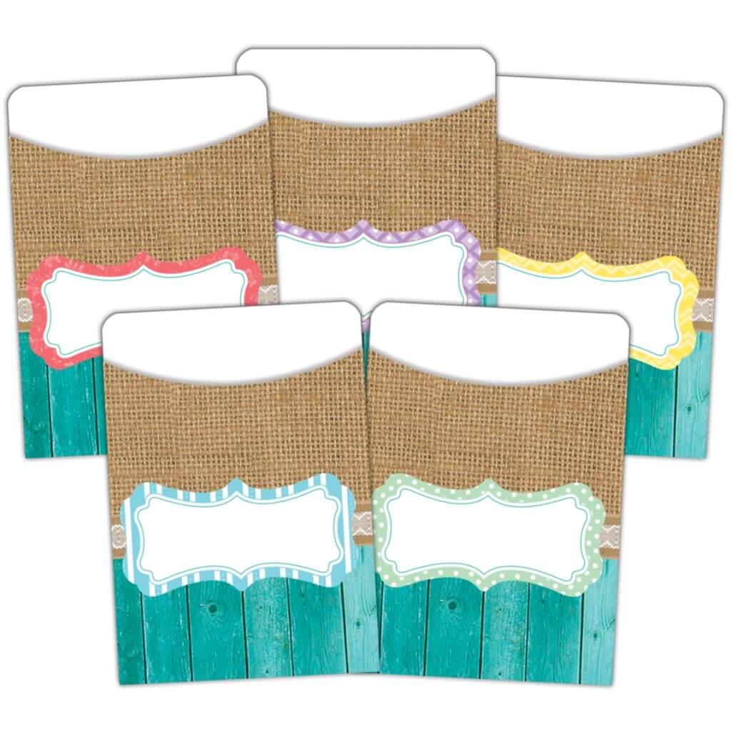 Shabby Chic Library Pockets Multi Pack