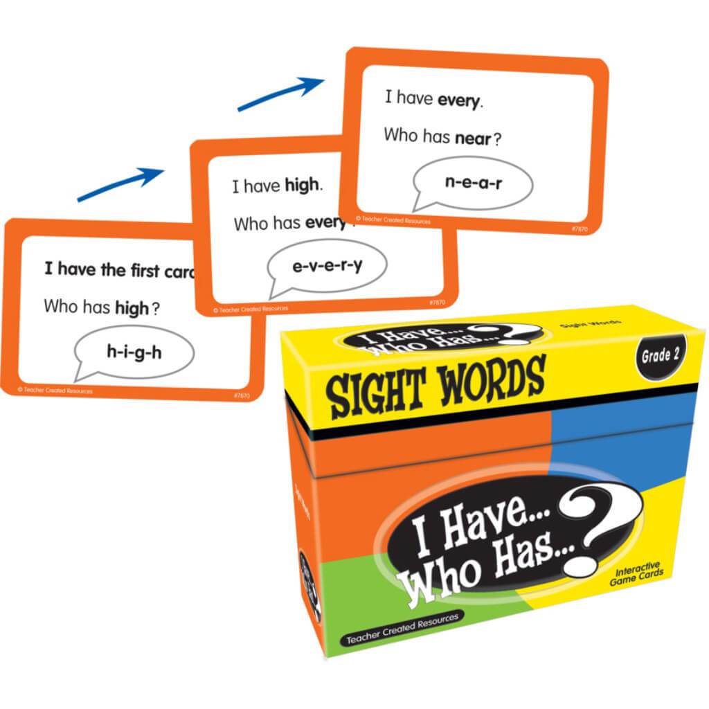 I Have Who Has Sight Word Game Grade 2 